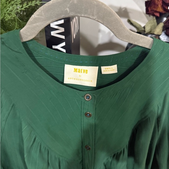 Anthropologie Maeve Avignon Buttondown Blouse size small - Picture 6 of 10